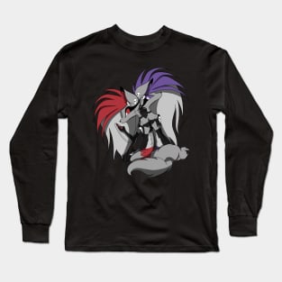 Hazbin Hotel Background Characters Wolf Sisters Long Sleeve T-Shirt